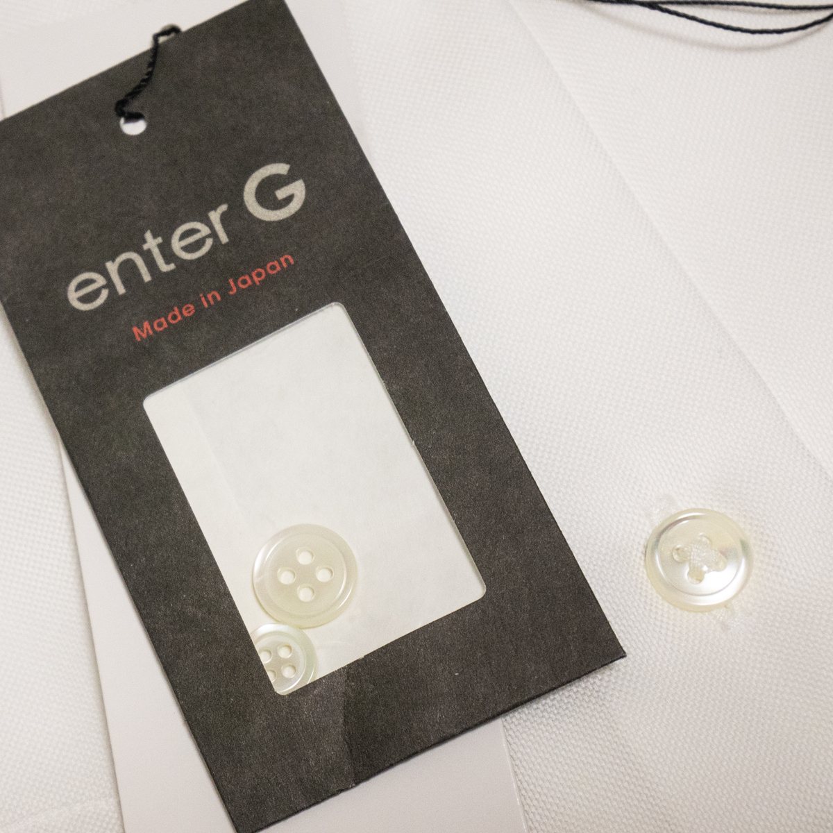 EG31/40M 新品 enterG 五大陸 日本製 イージーウオッシュ ボタンダウン 半袖シャツの画像7