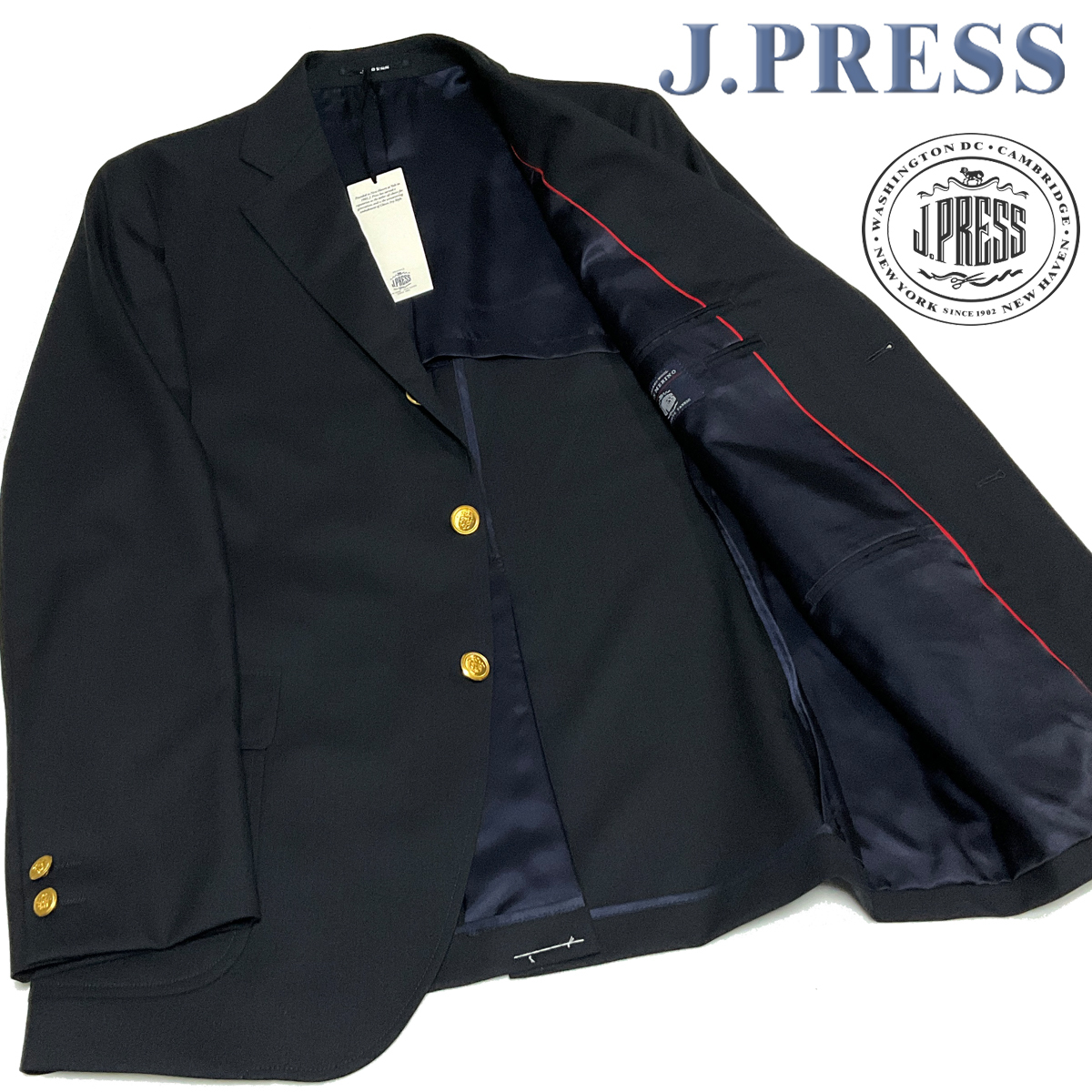 JP466XL/42 新品/春夏 J.PRESS/ORIGINALS Jプレス 定番/名作 紺ブレザー オーセンテック オンワード樫山_画像2