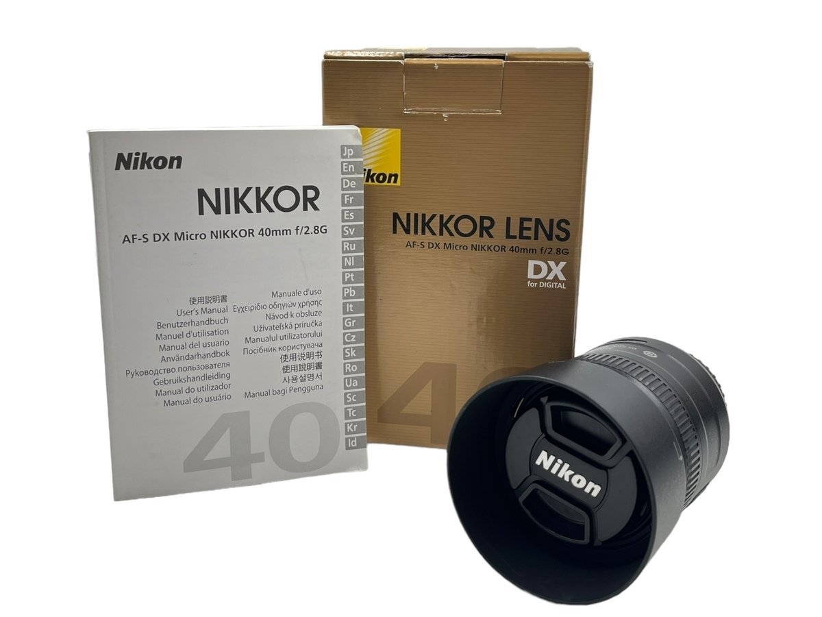 nikkor ニコン lens AF-S DX Micro 40mm f/2.8G ニコンFマウントCPU内蔵Gタイプ AF-S DXマイクロレンズ 単焦点レンズ デジタル一眼レフの画像1