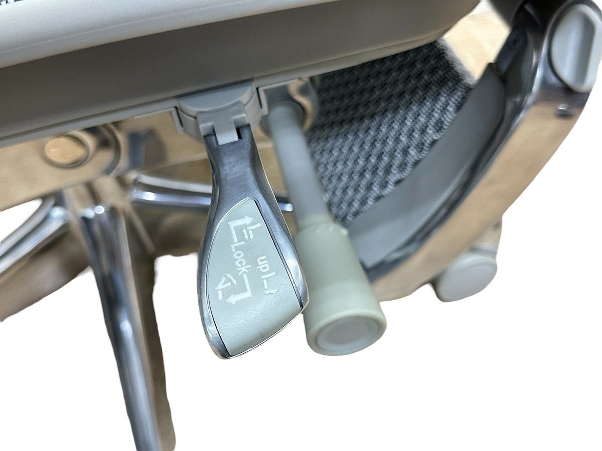 極美品 新型 Ergohuman Pro 2 エルゴヒューマン プロ2 ハイタイプ ランバーサポート オフィスチェア EHP2-HAM 椅子 本体 展示品 店頭引取可の画像9