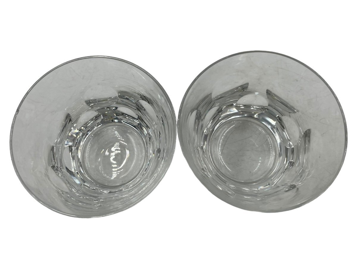 Baccarat バカラ ベルーガ タンブラー ロックグラス クリアグラス 食器 2個 コップ ブランド アルコールグラス ハイボール 箱付きの画像6
