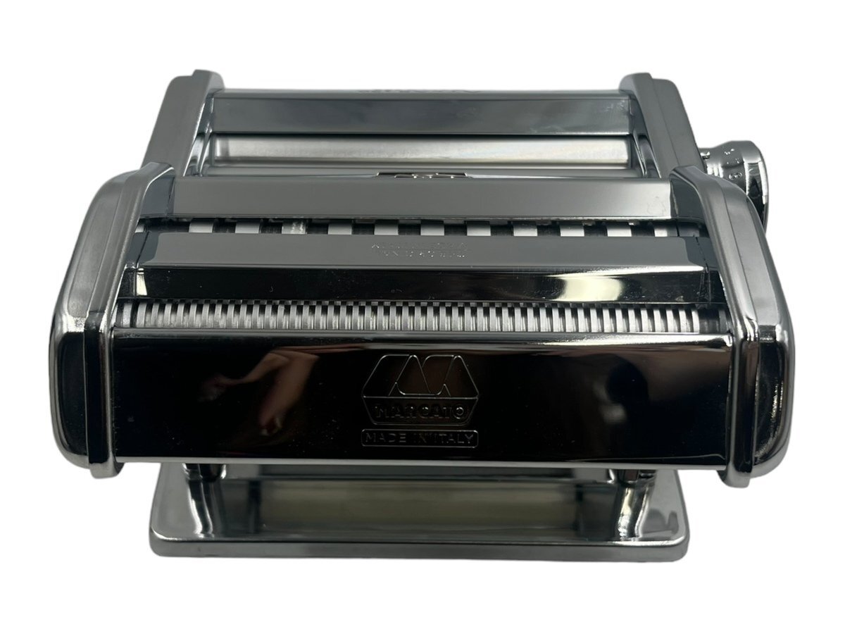 美品 MARCATO マルカート ATLAS 150 パスタマシン パスタメーカー 調理器具 本体 製麺用品 厨房機器 店舗用品 手動式 ハンドル クランプ付の画像4