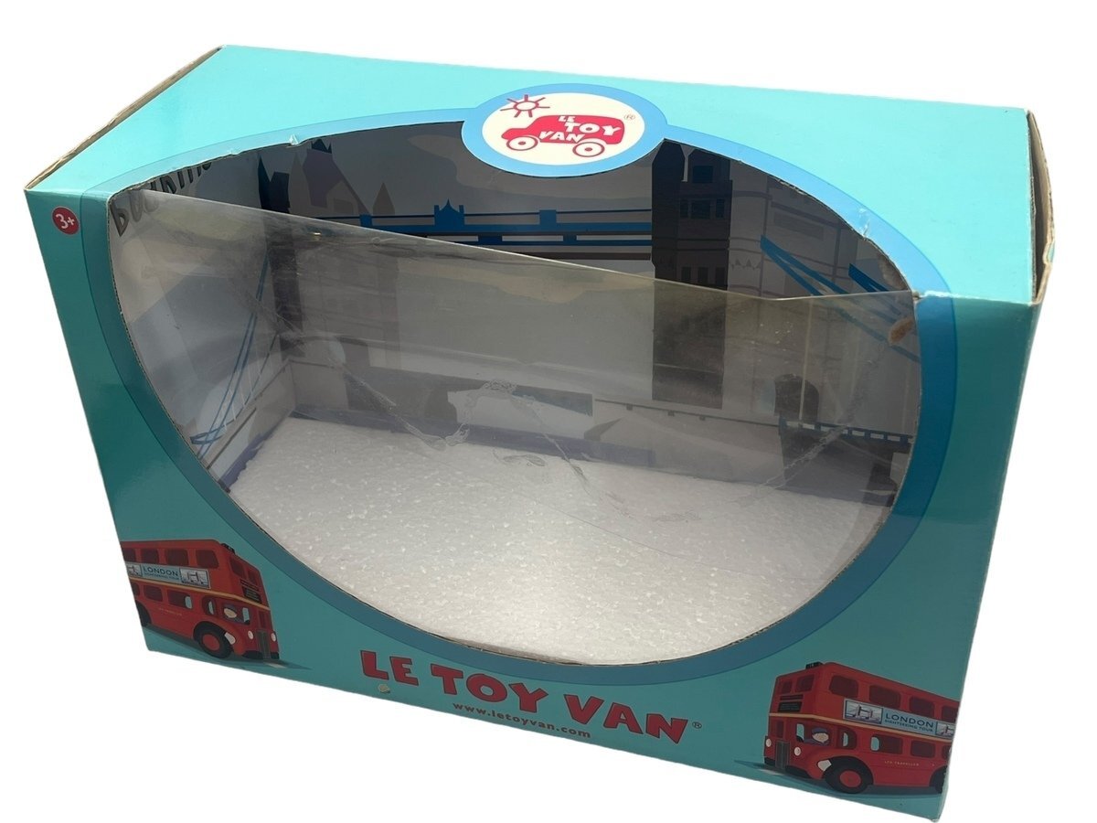 1 スタ ～ LE TOY VAN ル・トイ・ヴァン ロンドンバス 木製 木 おもちゃ 知育玩具 TV0270 車 玩具 赤色 箱付き 子供 自動車 高島屋限定の画像10