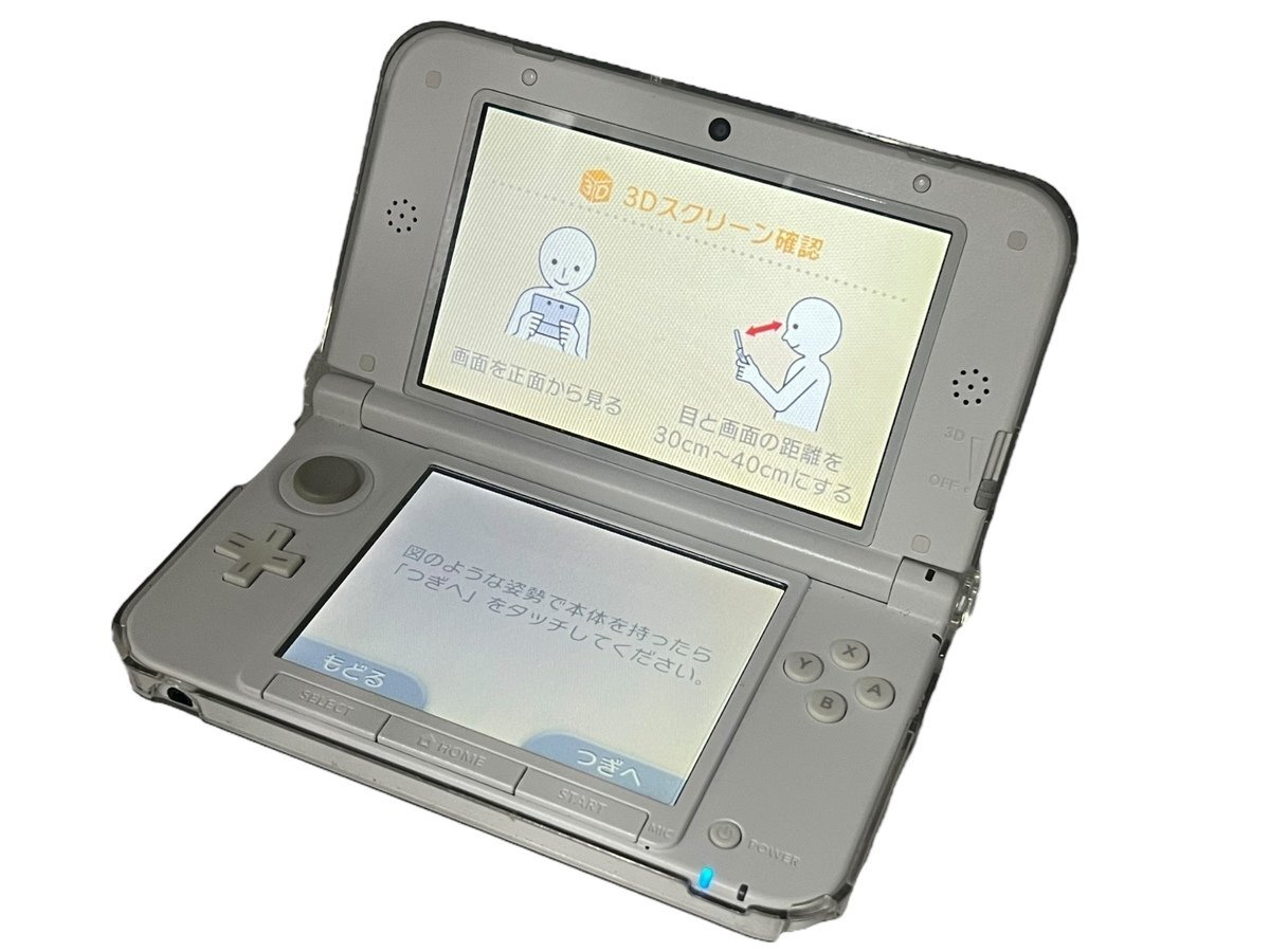 Nintendo ニンテンドー 任天堂 3DS LL SPR-001 SPR-S-JPN-C0 本体 ゲーム機 ホワイト ハードケース付き テレビゲームの画像1