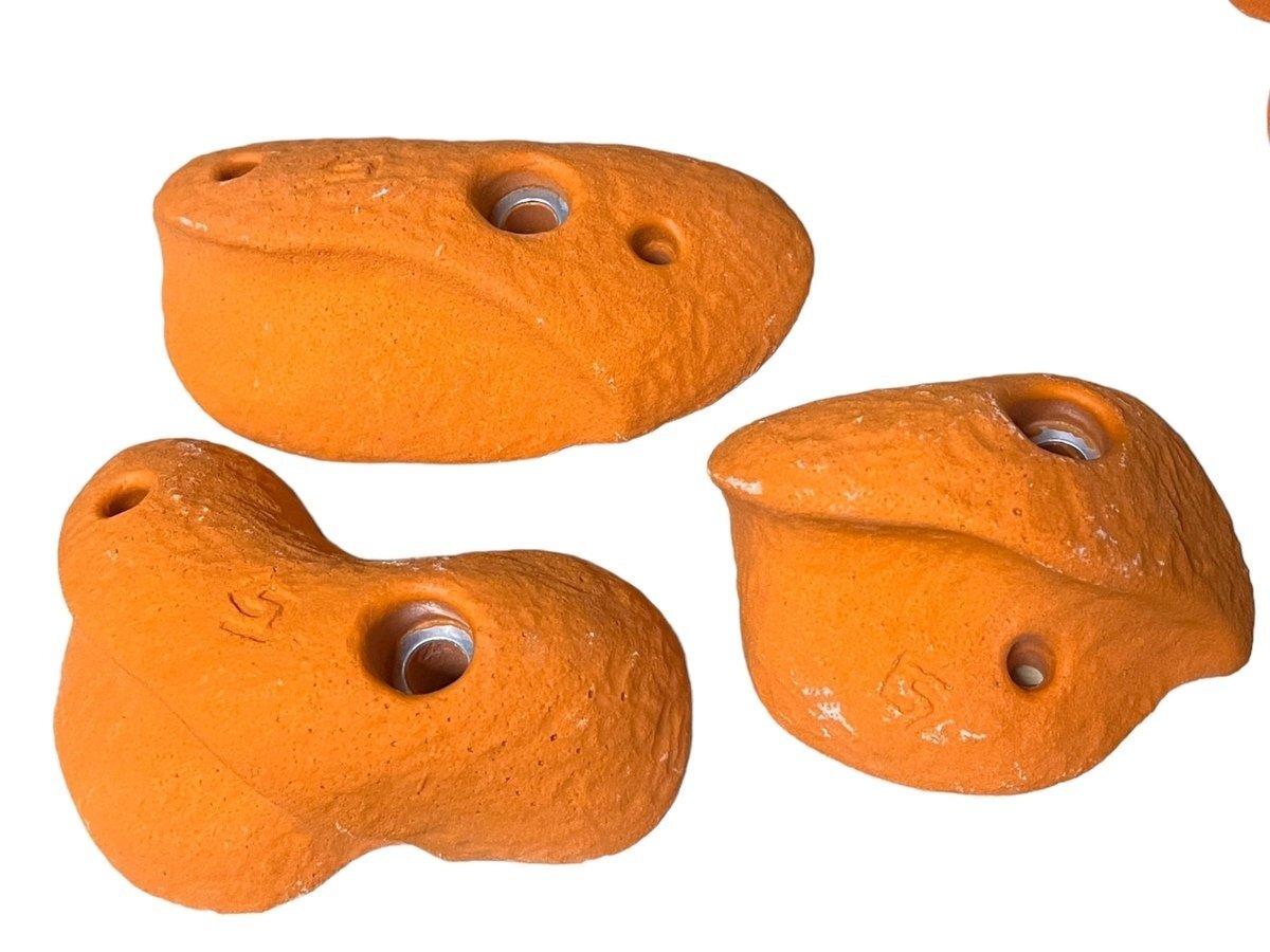 1 スタ ～ 美品 クライミングホールド ボルダリング ボルト セット オレンジ ロッククライミング 練習 トレーニングの画像3