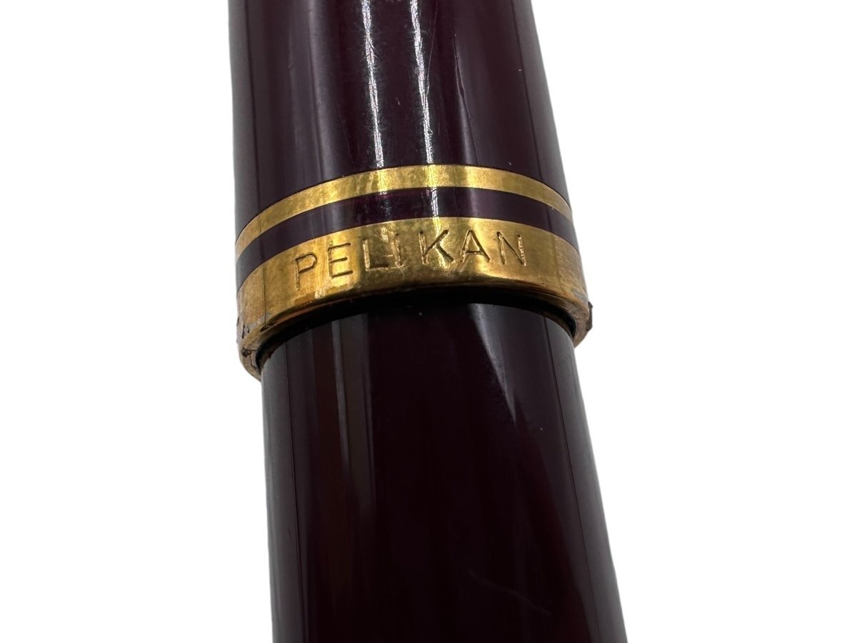 PELIKAN ペリカン 万年筆 ペン先 14C 14K 585 キャップスクリュータイプ 吸入式 文具 文房具 全長12.5cm 高級ペン 記念 誕生日 プレゼントの画像5