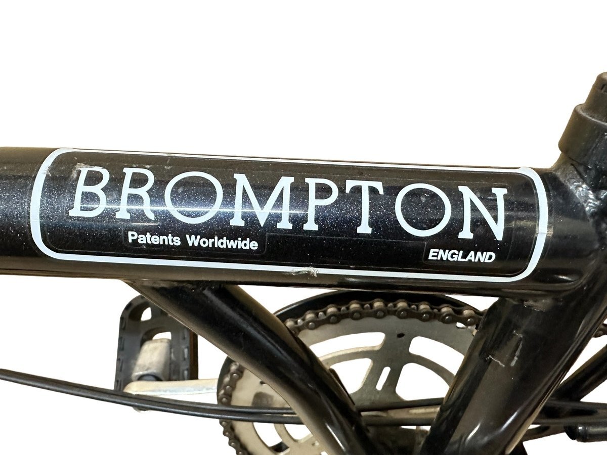 ※送料落札後連絡 BROMPTON ブロンプトン 折りたたみ自転車 ミニベロ C Line 変速タイプ Utility ハンドルバータイプ Middleタイプ 本体の画像9