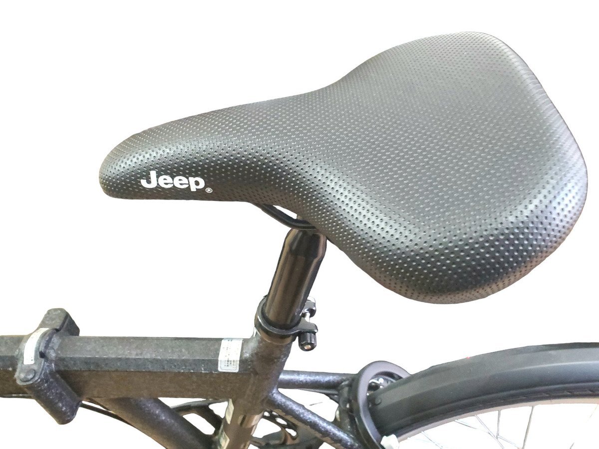 *[ beautiful goods ]Jeep Jeep JE-206G AS MI34023 folding bicycle black black foldable bicycle 6Speeds 20×1.75 E/V[ shop front direct transactions (pick up) possibility ]