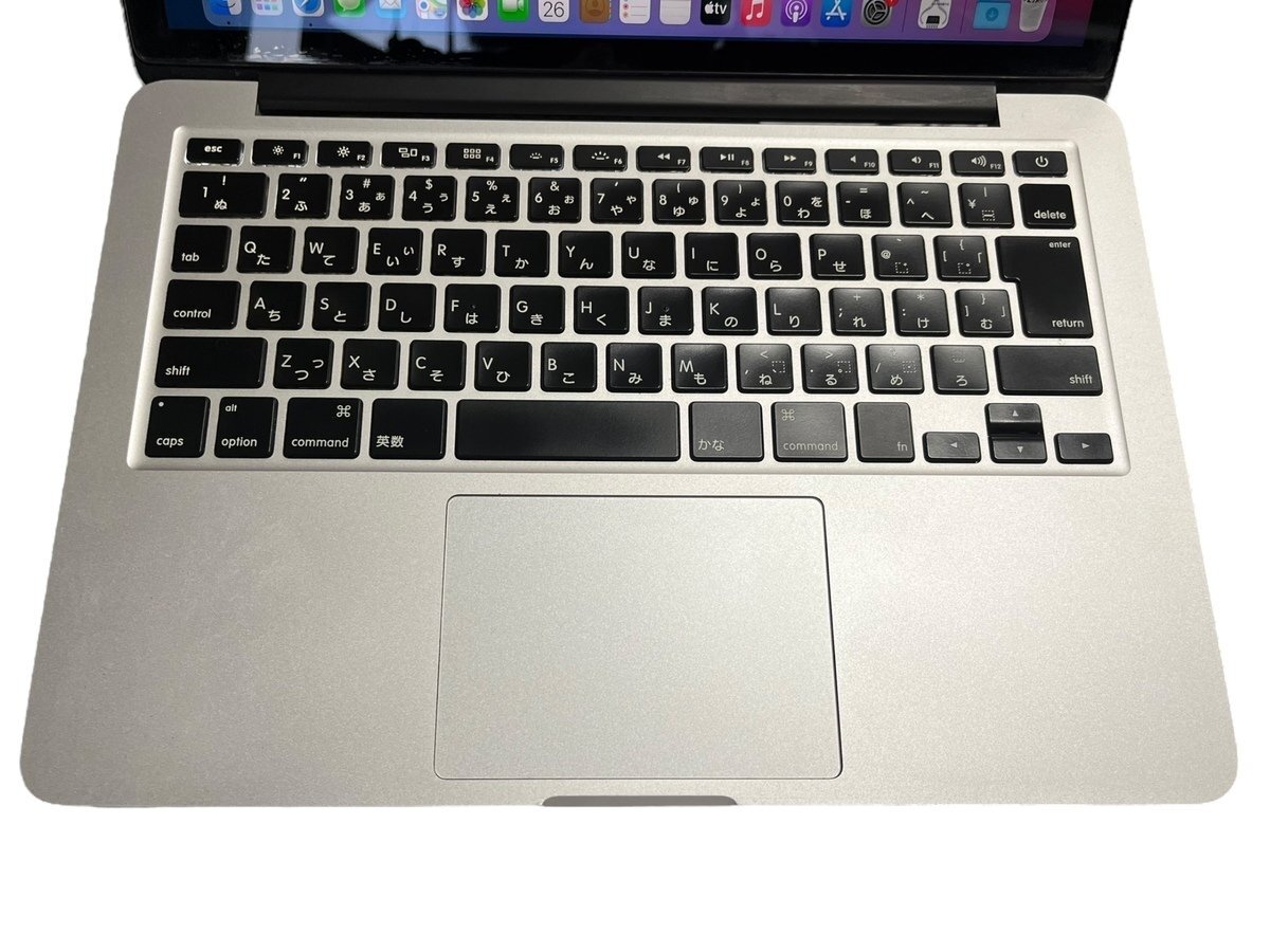 Apple アップル MacBook Pro (Retina 13インチ Late 2013) i5 2.4Ghz 8GB 256GB ノートパソコン シルバー A1502 PC マックブックプロ 本体の画像6