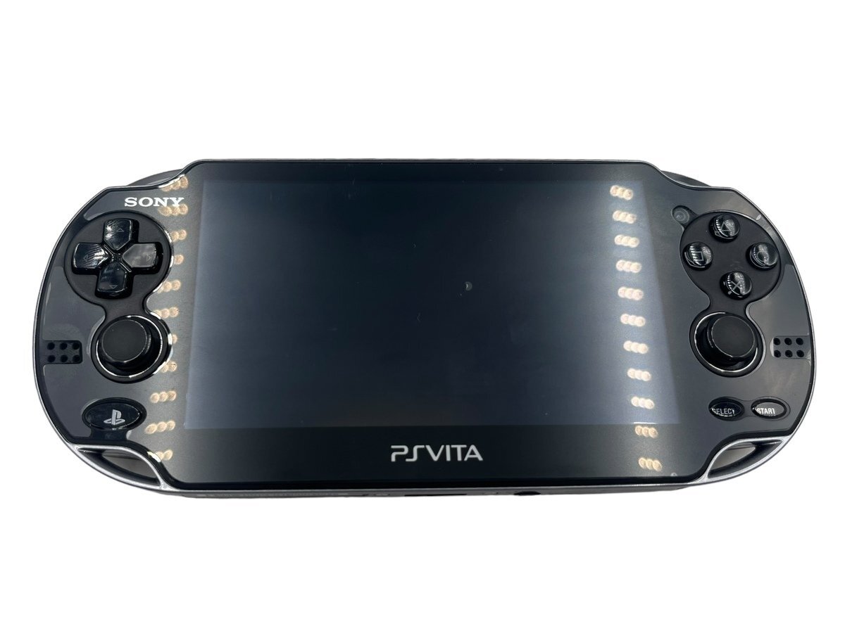 SONY ソニー VITA PCH-1100 クリスタルブラック PlayStation Vita プレイステーション ヴィータ 3G/Wi-Fiモデル 本体 ゲーム機 PS Vitaの画像2