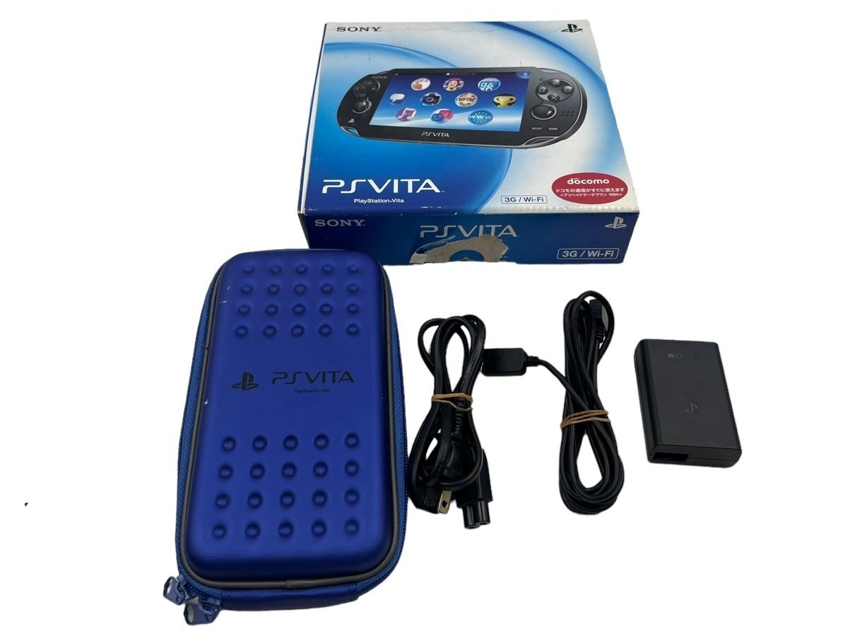 SONY ソニー VITA PCH-1100 クリスタルブラック PlayStation Vita プレイステーション ヴィータ 3G/Wi-Fiモデル 本体 ゲーム機 PS Vitaの画像9