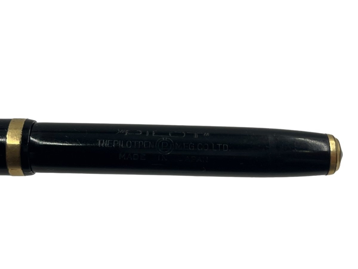 PILOT パイロット 万年筆 ペン先 WARRANTED PILOT 14K 585 2 POINTED HARDEST 吸入式 文房具 筆記用具 高級感 ブラック 本体_画像10