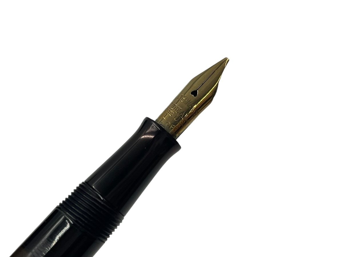 1 スタ ～ WATERMAN ウォーターマン WATERMAN'S IDEAL 375 万年筆 レバー式 吸入式 本体 筆記用具 文房具 筆記具 ブラック_画像2