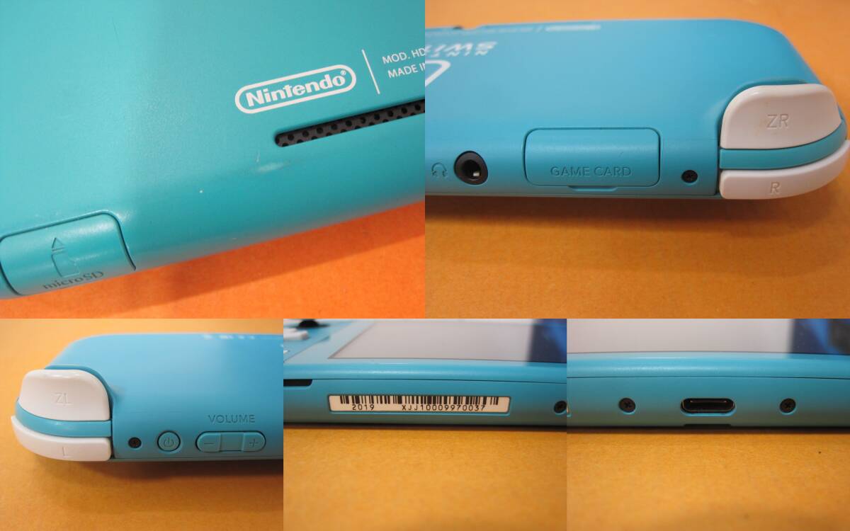 070) 【ジャンク】 Nintendo Switch Lite ターコイズ ニンテンドー スイッチ 本体のみ_画像4