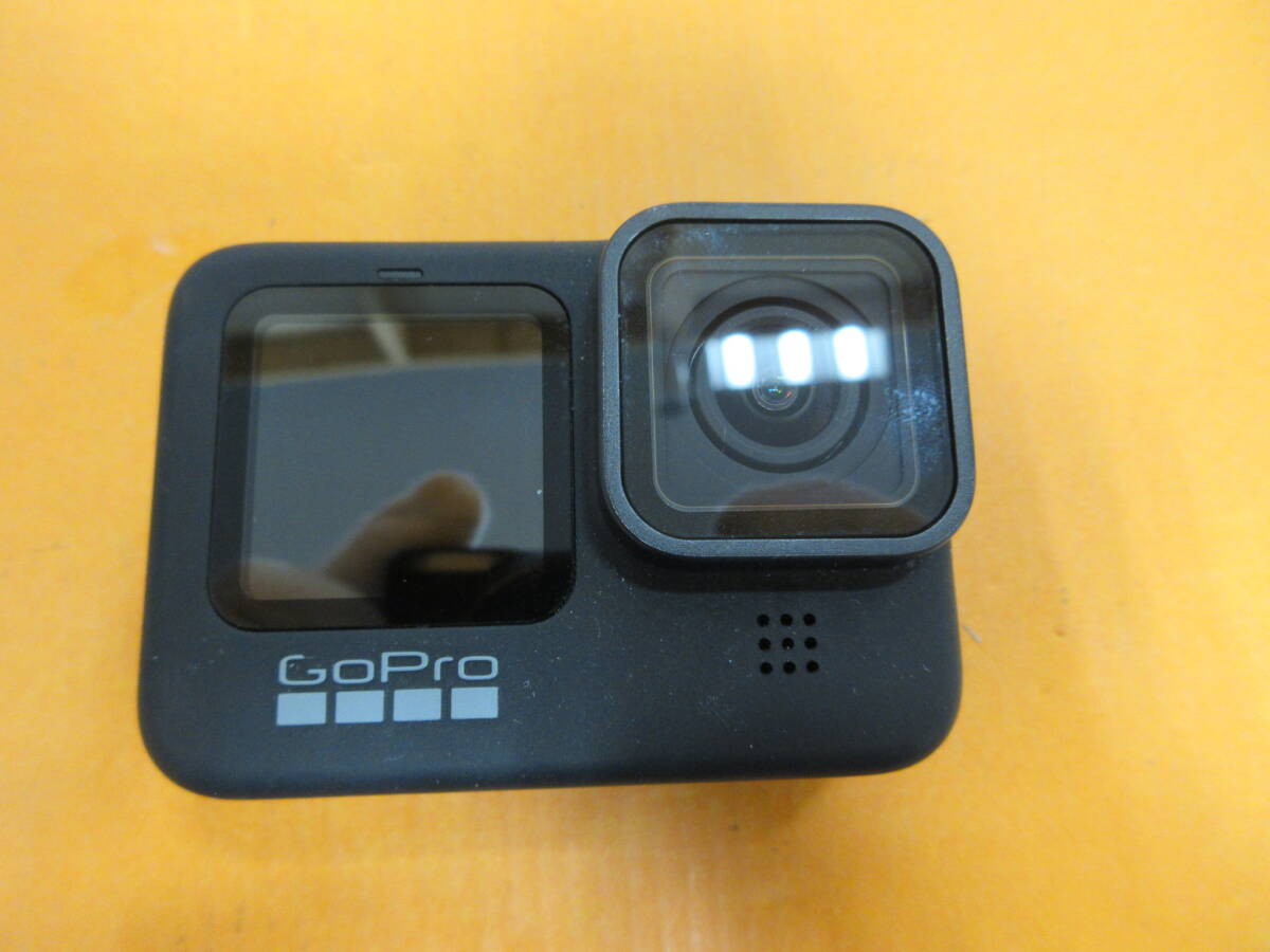 165)Go Pro HERO9 Black ゴープロ 本体+ケース+バッテリー+コード 等 セットの画像7