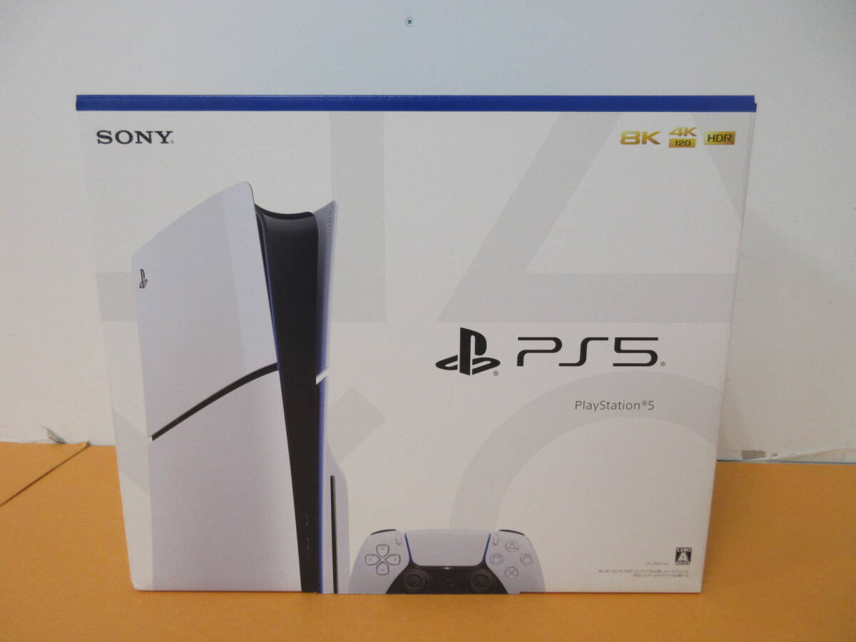 072)未使用 playstation5 slim (プレイステーション5 スリム) PS5 本体 CFI-2000A 1TB ディスク搭載モデル ②の画像1