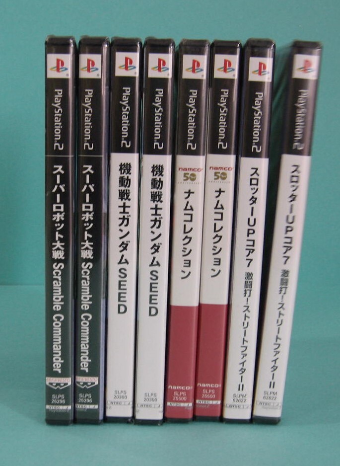 052) 未開封 PS2ソフト 8本セット　スーパーロボット大戦/ガンダムSEED/スロッターUP コア7/ナムコレクション_画像7