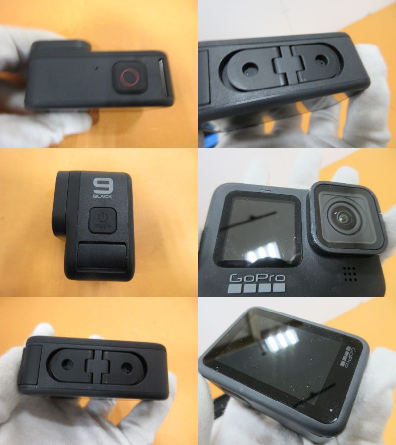 165)Go Pro HERO9 Black ゴープロ 本体+ケース+バッテリー+コード 等 セットの画像9