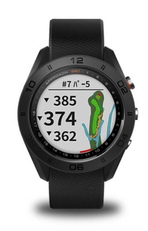 GARMIN(ガーミン) Approach ゴルフナビ Approach S60 アプローチ GPSナビ 高低差対応 黒 ブラックカラー 腕時計の画像1