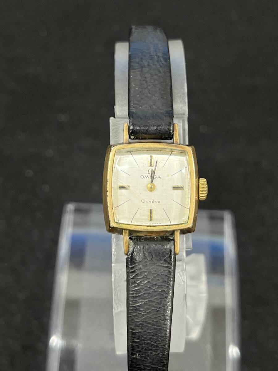 ★オメガ GENEVE ジュネーブ 511.307 手巻き Cal.485 17石 レディース 腕時計 可動品★#17677の画像1