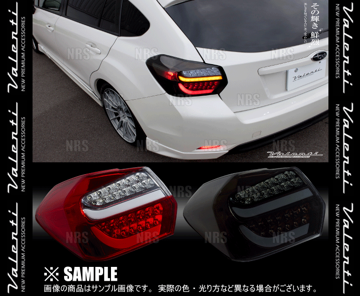 Valenti ヴァレンティ LEDテールランプ REVO (ハーフレッド/クローム) XV/XV ハイブリッド GP7/GPE H24/10～H29/4 (TSGPIPR-HC-1_画像3