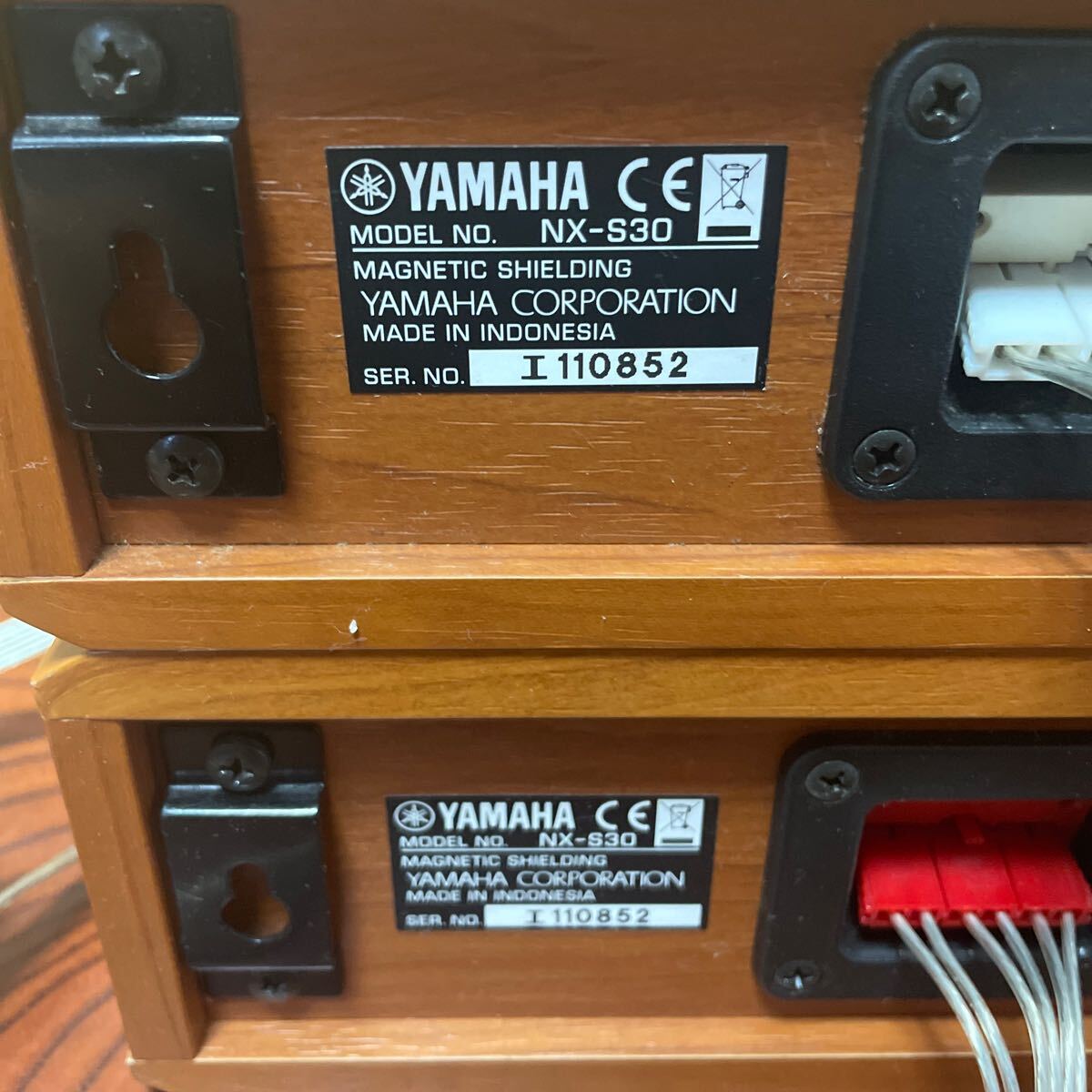 YAMAHA サテライトスピーカー NX-S30 2個セット ジャンクの画像3