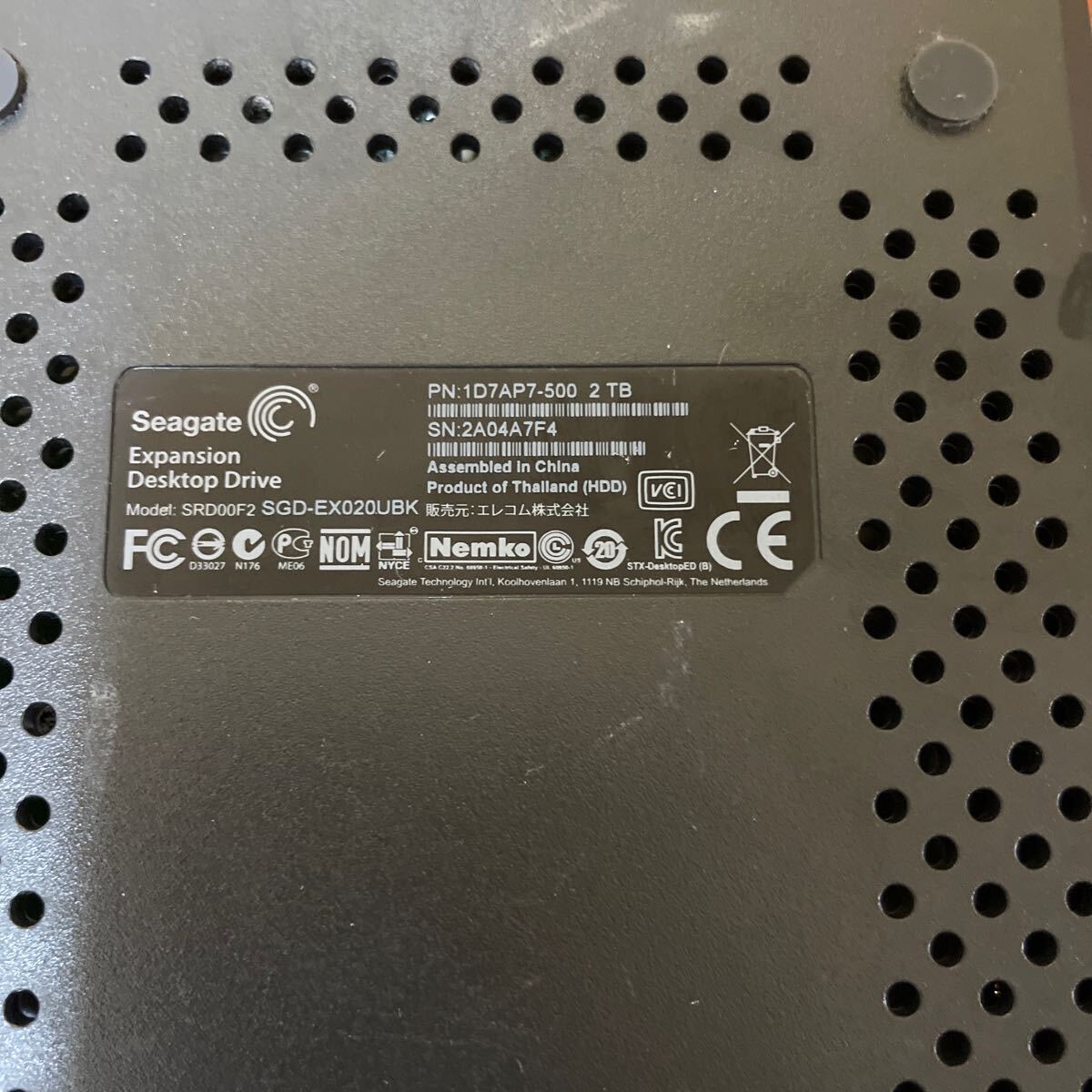 BUFFALO SEAGTE 1TFAPQ-500 HD-LC3.0U3 等 外付けHDD 7個 まとめ売り ジャンクの画像8