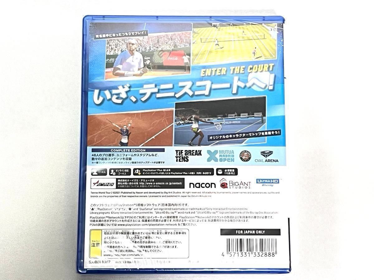 新品 PS5 テニス ワールドツアー 2 COMPLETE EDITION