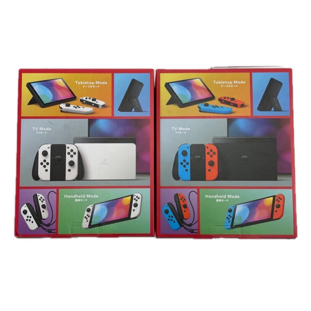 【新品】Nintendo Switch 有機ELモデル　カラー　ネオン/ホワイト2台セット