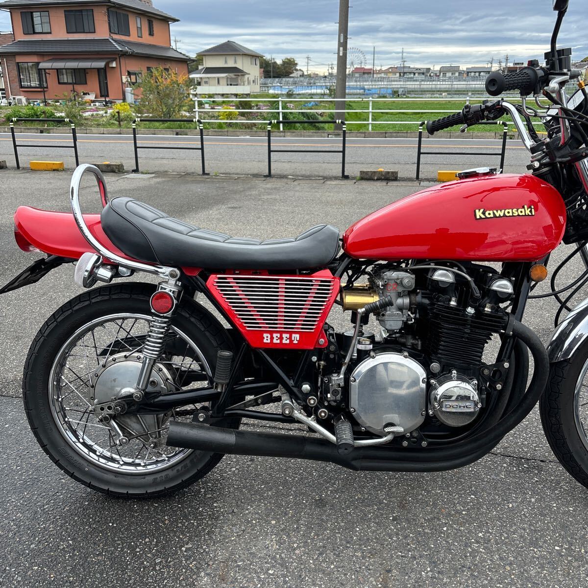 激安 z1 z2 外装 純正タンク 内プレス サイド テールカウル シートセット BEET カワサキ Kawasaki CB750 GTO 旧車 z1 900 kzの画像1