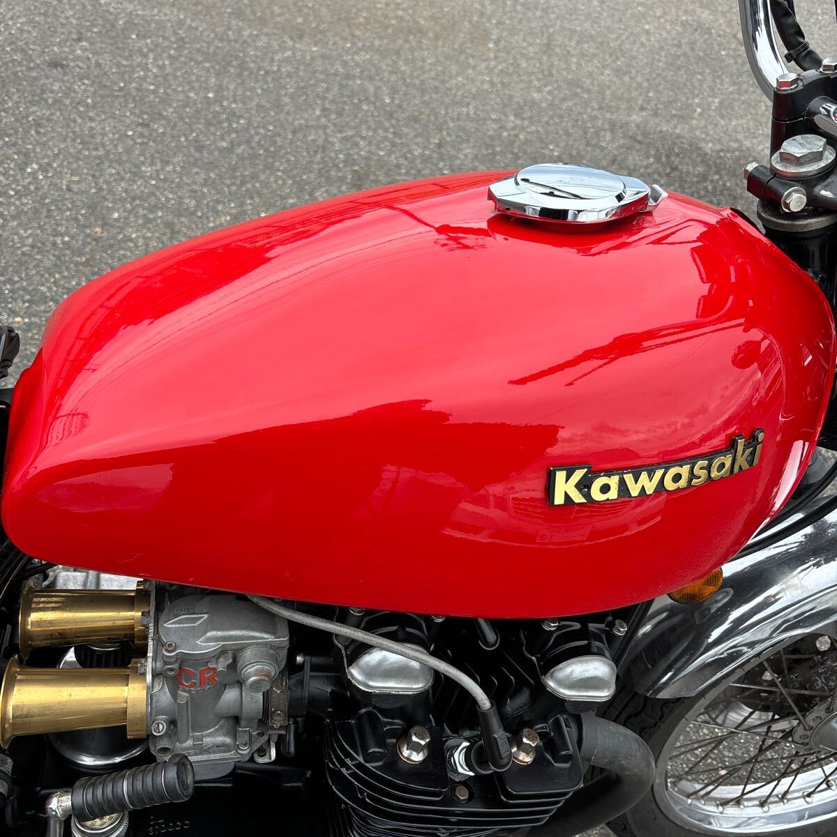 激安 z1 z2 外装 純正タンク 内プレス サイド テールカウル シートセット BEET カワサキ Kawasaki CB750 GTO 旧車 z1 900 kzの画像4