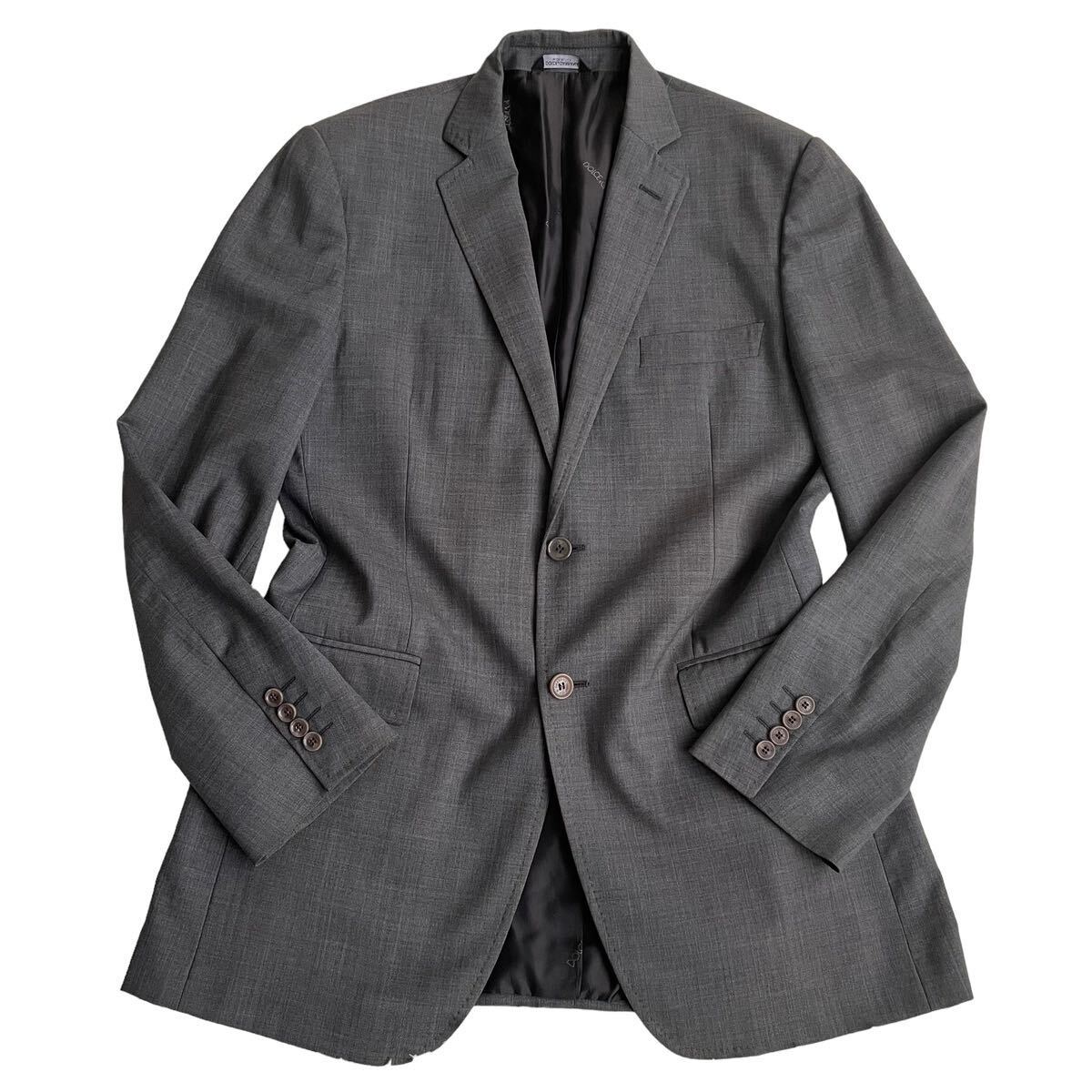 * DOLCE&GABBANA Dolce & Gabbana tailored jacket блейзер 2. шерсть XL ранг подкладка бренд Logo мужской *