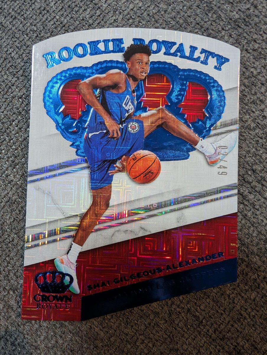 Shai Gilgeous Alexander RC,インサートカード 49枚限定 NBAの画像1