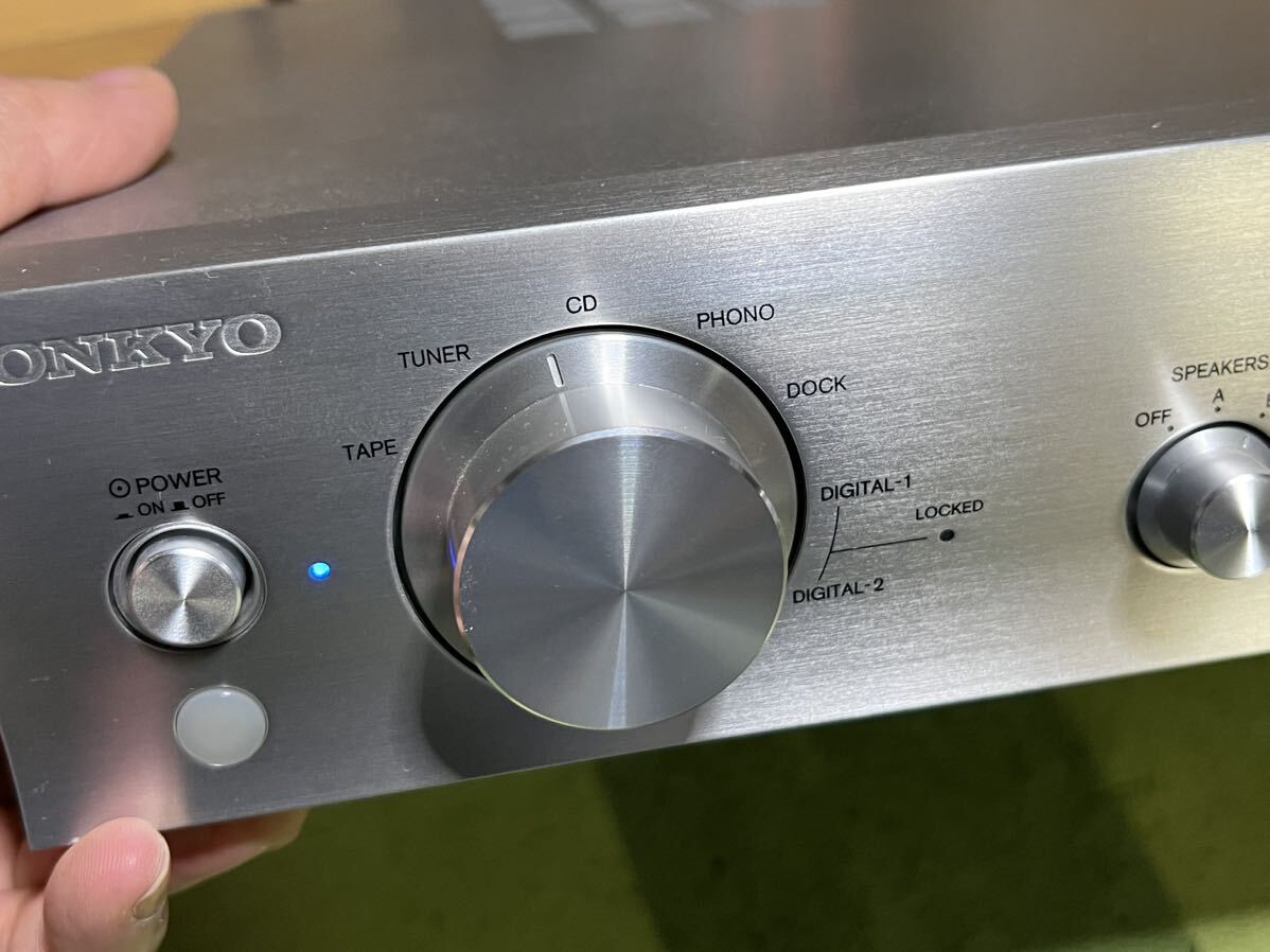 ONKYO MM/MCフォノイコライザー搭載 A-5VL(S) オンキョー プリメインアンプ VL Digital 通電確認済み 美品の画像5