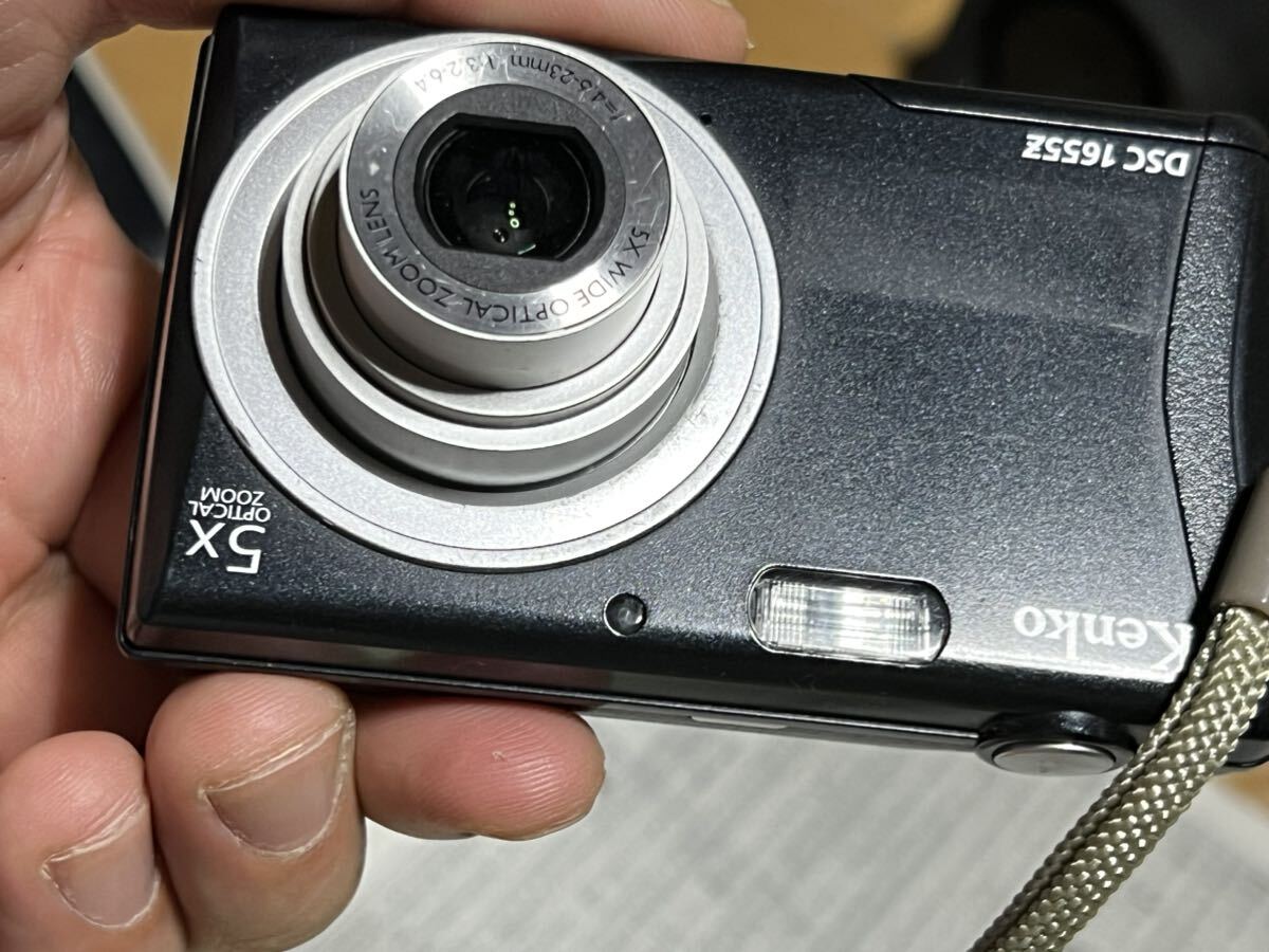 KENKO DSC-1655Z デジタルカメラ バッテリー+SD カード4gb 付き 動作品 (FB-DHT)の画像3