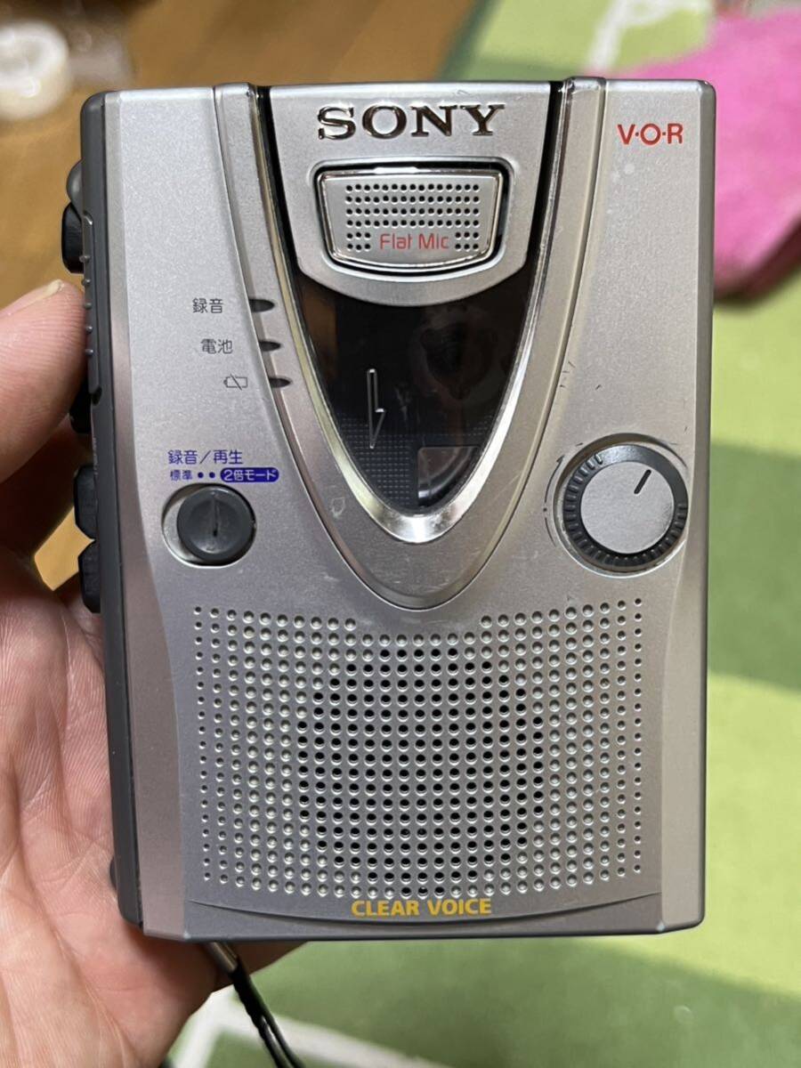 SONY カセットテープTCM-400 通電済み 動作未確認の画像1