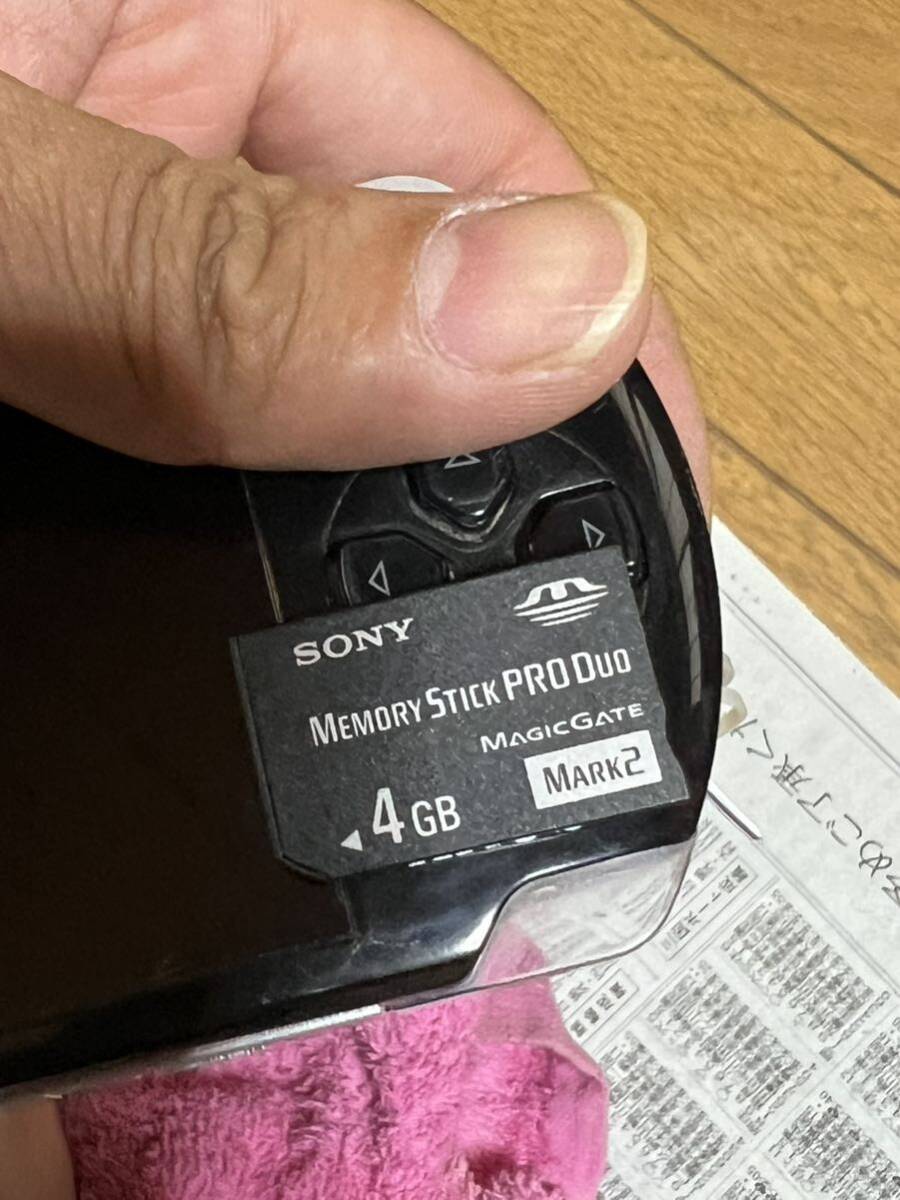 SONY ソニー PlayStation PSP 3000 PSP 本体バッテリー＋アダプタ付き動作品(FB-NH6)の画像9