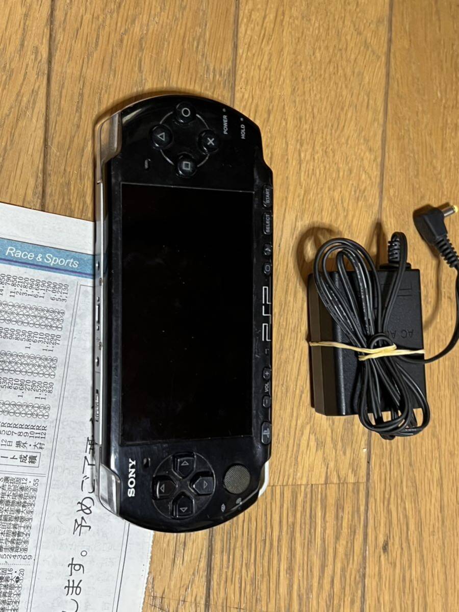 SONY ソニー PlayStation PSP 3000 PSP 本体バッテリー＋アダプタ付き動作品(FB-NH6)の画像10