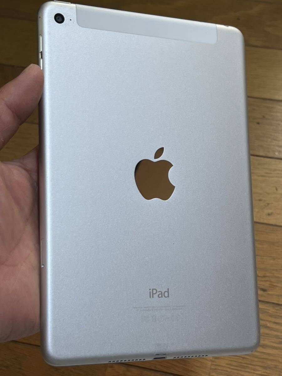 Apple iPad mini 4 Cellular シルバー 美品 部品取り用 ジャンクの画像4