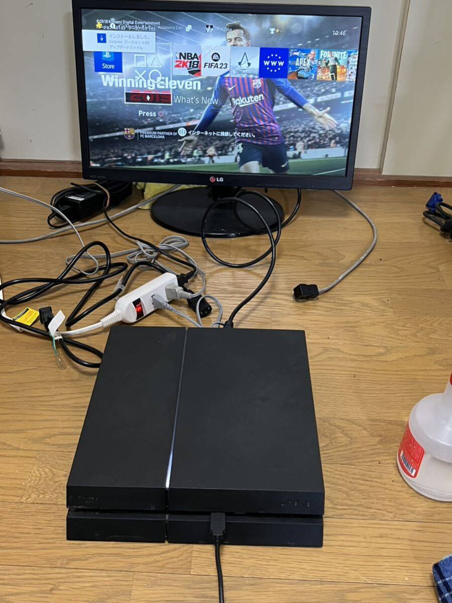 SONY ソニー PlayStation PS4 CUH-1200A DVDゲーム＋コントローラー2個付き 動作品(FB-NH6)の画像1