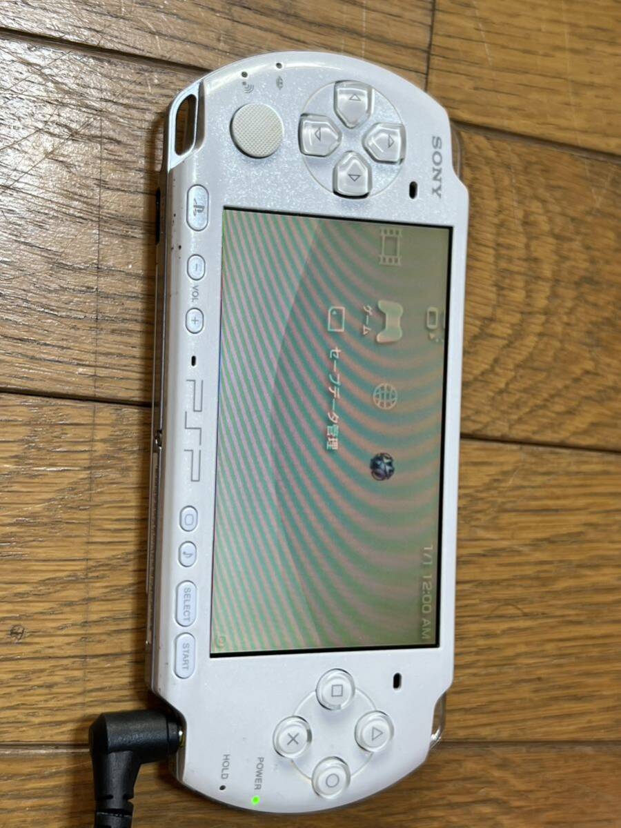 SONY ソニー PSP 3006 PSP 本体 動作品 バッテリーカバーなし アダプター付きの画像2