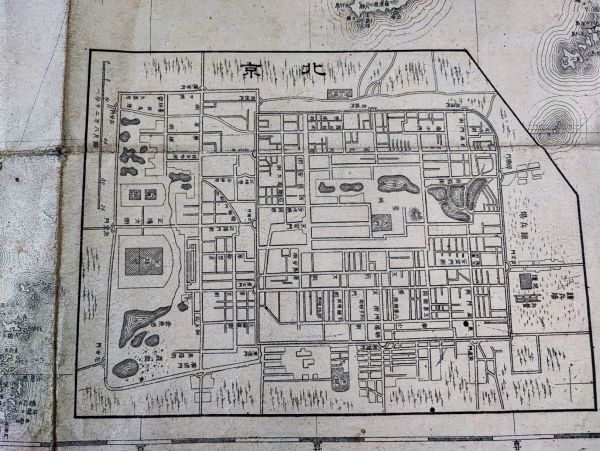 明治28年【占領新日本明細地図+台湾実測地図】北京/満州/盛京省 明治28年【占領新日本明細地図+台湾実測地図】北京/満州/盛京省