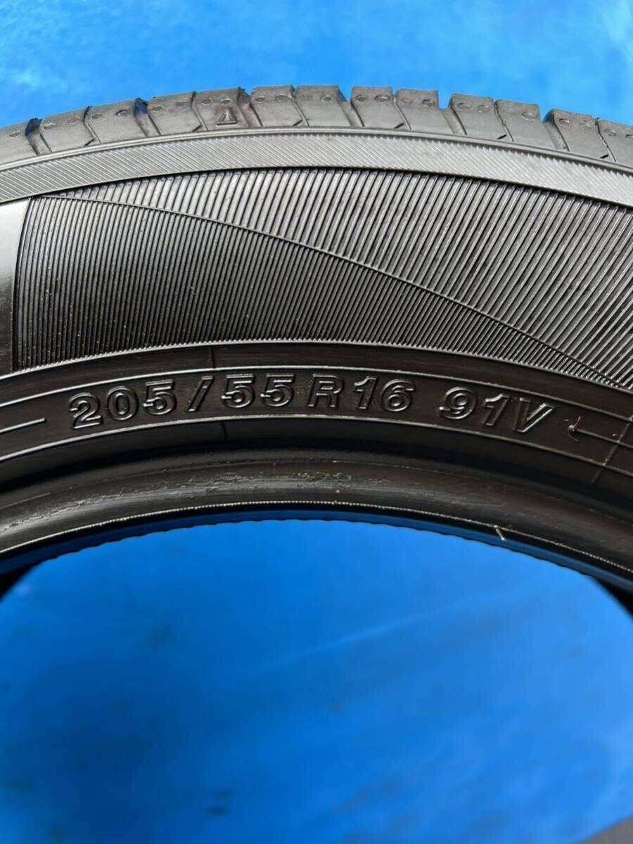 【YOKOHAMA BluEarthES32ヨコハマ】《205/55R16 91V》22年製【送料無料※一部地域有料】中古タイヤ2本セット ◆バリ山◆の画像7