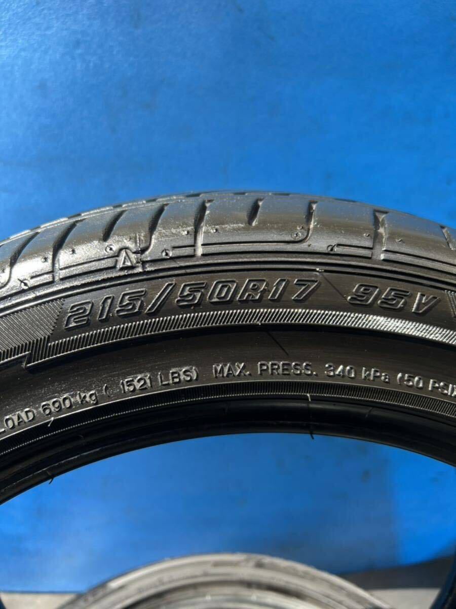 【GOOD YEAR EAGLE LS2000 HybridII】《215/50R17 95V》20年製【送料無料※一部地域有料】中古タイヤ2本セット◆バリ山◆の画像5