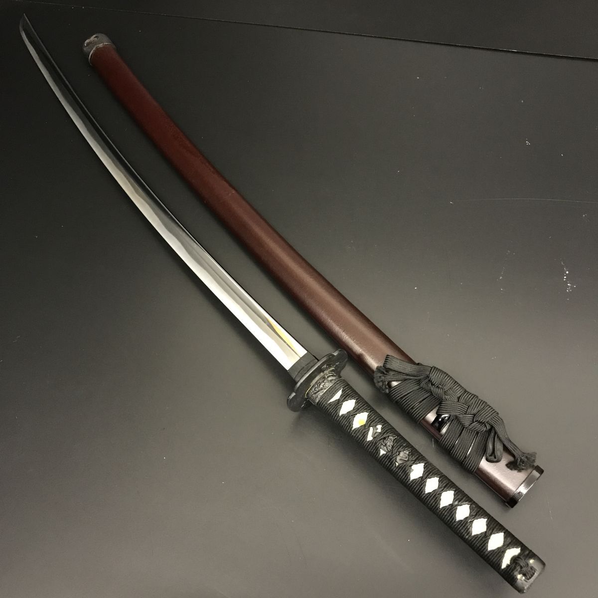 模造刀 刀 全長105.5cm 刀装具 拵え 【402-019#140】の画像2