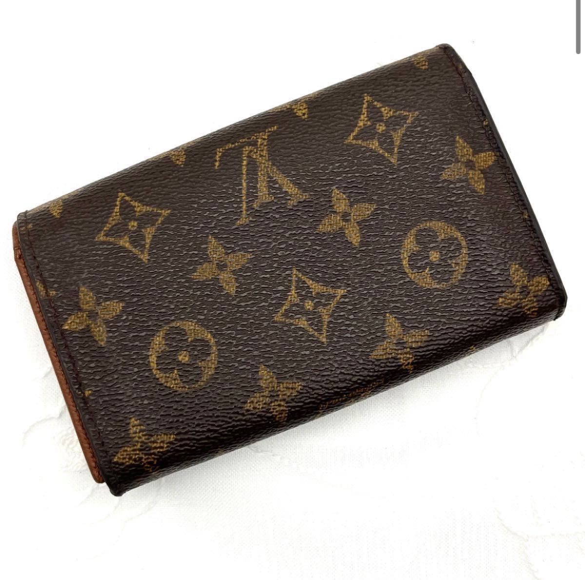 LOUIS VUITTON ルイヴィトン　 モノグラム トレゾール L字ファスナー 二つ折り財布　A79_画像3