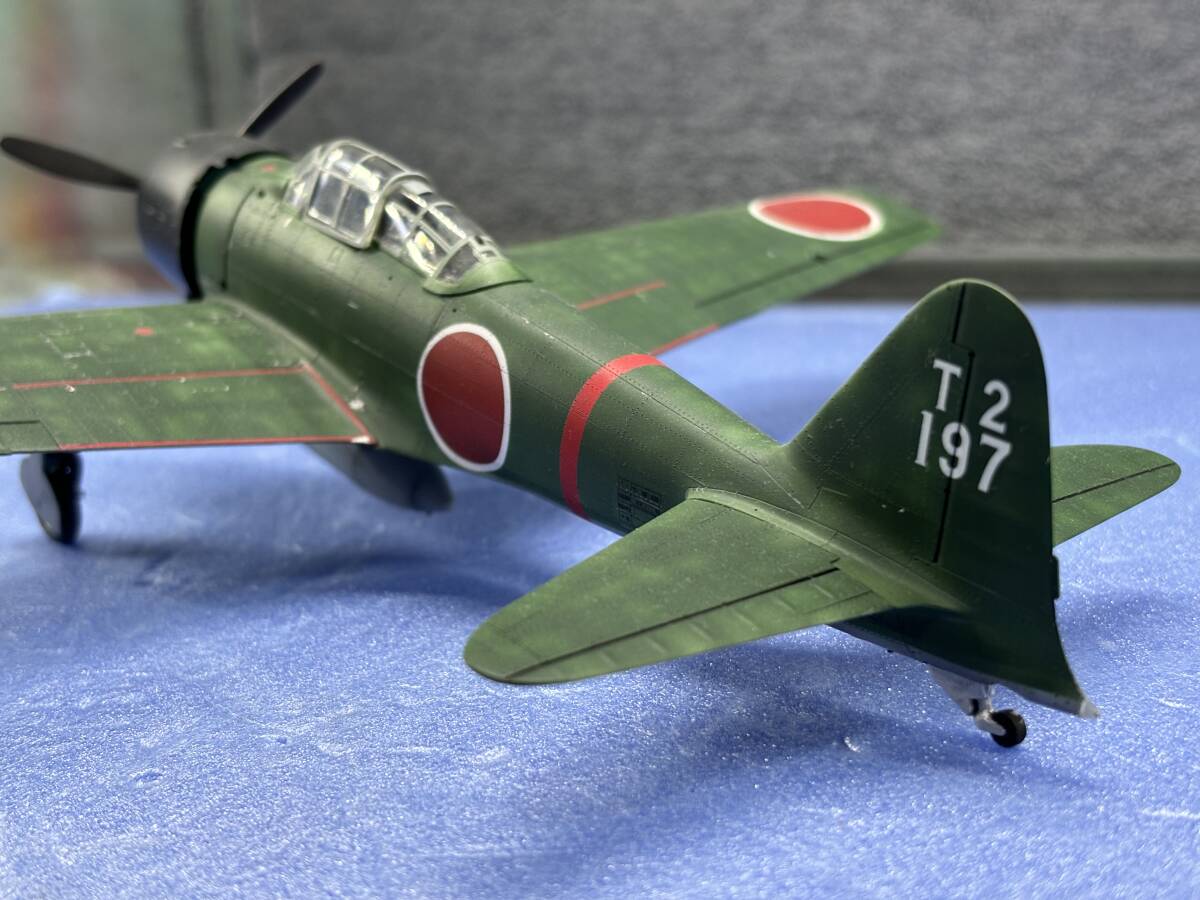 ハセガワ 1/48 三菱 A6M3 零式艦上戦闘機 32型 第204航空隊(ラバウル) 限定生産 No.09828 プラモデル完成品の画像4