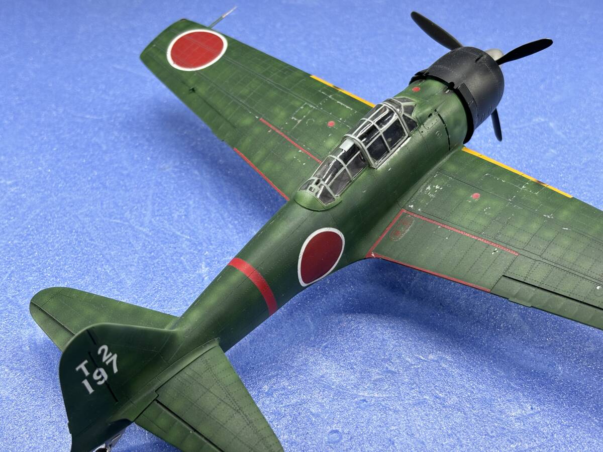 ハセガワ 1/48 三菱 A6M3 零式艦上戦闘機 32型 第204航空隊(ラバウル) 限定生産 No.09828 プラモデル完成品の画像5