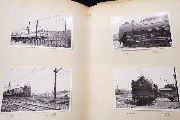 ◆鉄道写真アルバム15 鉄道写真 計118枚 1960年代◆東武63/C621/ED72 他/SL/蒸気機関車/撮り鉄の画像3