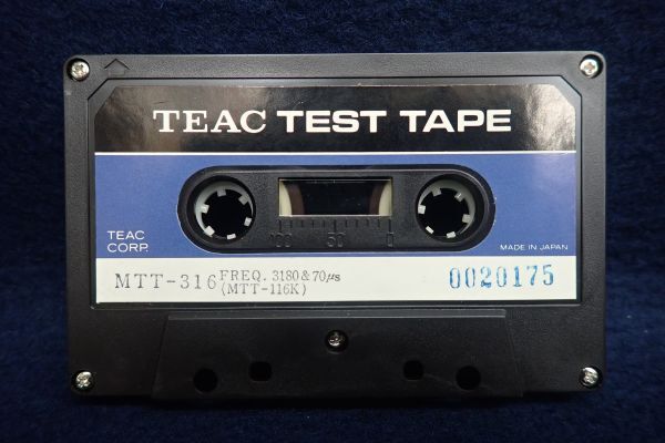 ▼カセットテープ07 TEAC TEST TAPE MTT-316 FREQ.3180＆70μs (MTT-166K)▼テストテープ/ラジオ技術_画像4